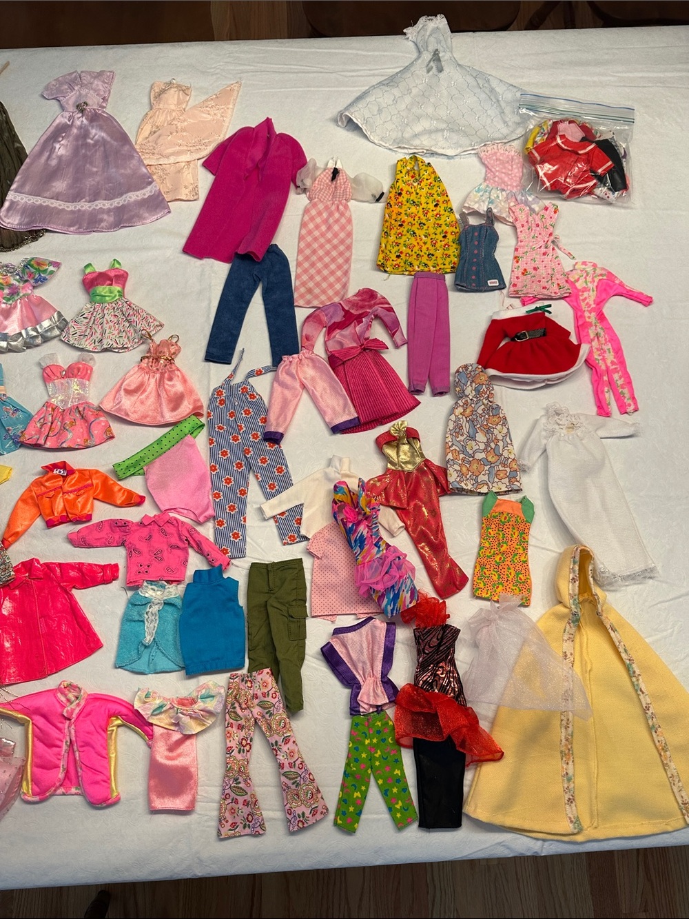 HUGE Vintage Barbie Clothes Clothing Lot genuine handmade seasonal holiday rare - Picture 3 of 16